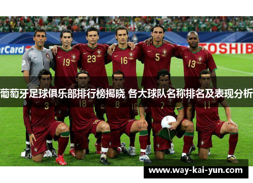 葡萄牙足球俱乐部排行榜揭晓 各大球队名称排名及表现分析