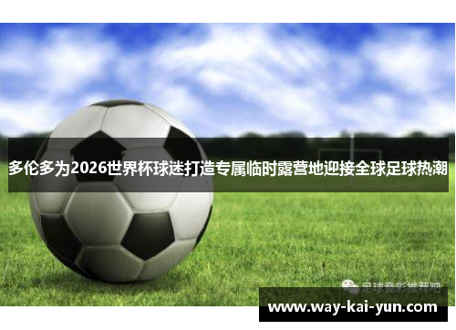 多伦多为2026世界杯球迷打造专属临时露营地迎接全球足球热潮 多伦多为2026世界杯球迷打造专属临时露营地迎接全球足球热潮